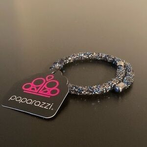 Paparazzi Silver Crystal Bracelet Glamorous Sparkle